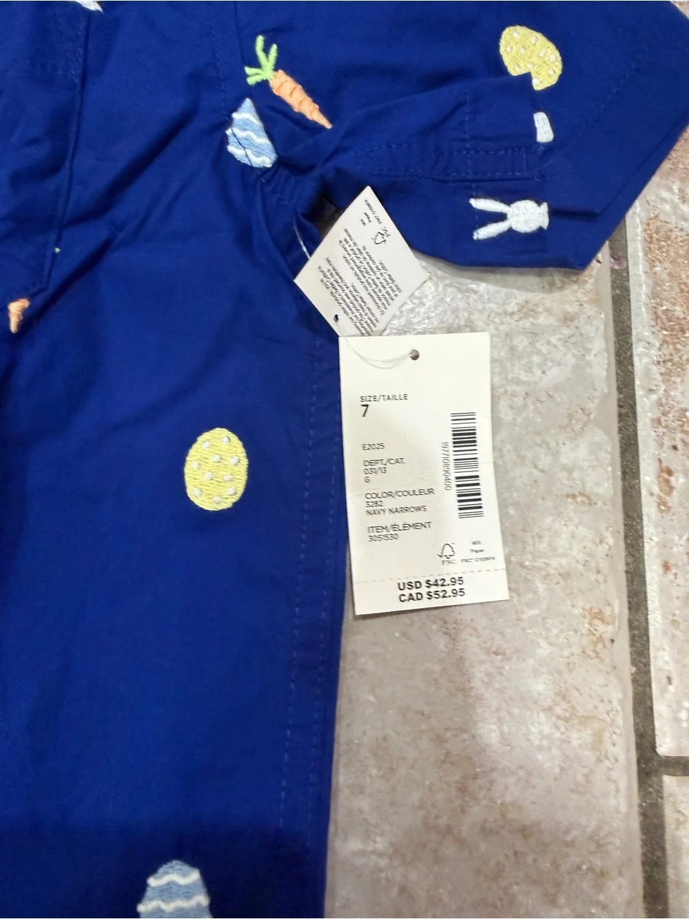 Gymboree tags are